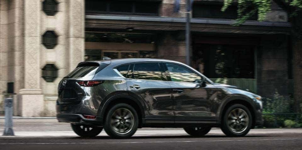 Mazda CX-5 in a city environment