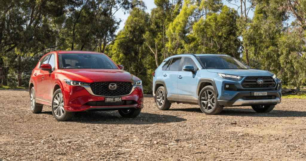 Crossover Clash: 2022 MAZDA CX-5 vs. Toyota RAV4 | Med Center Mazda