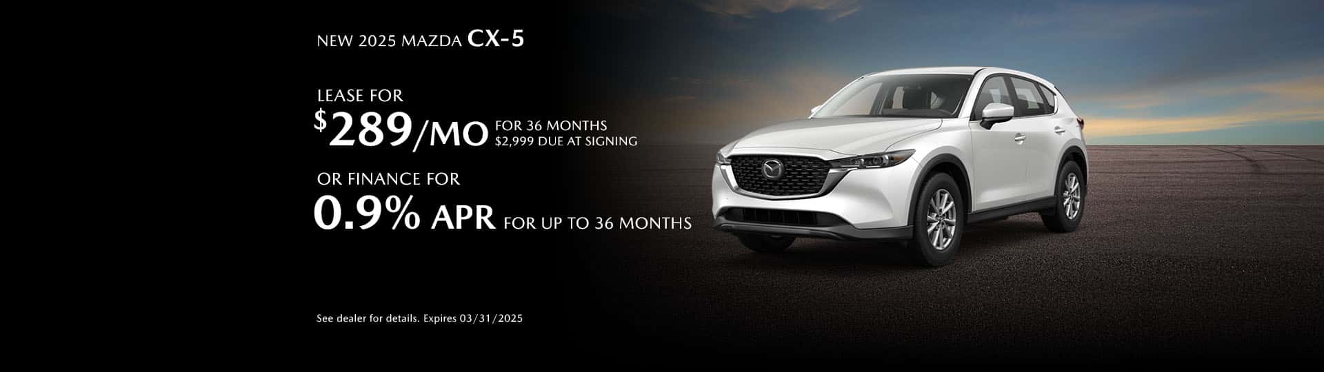 New 2025 Mazda CX-5