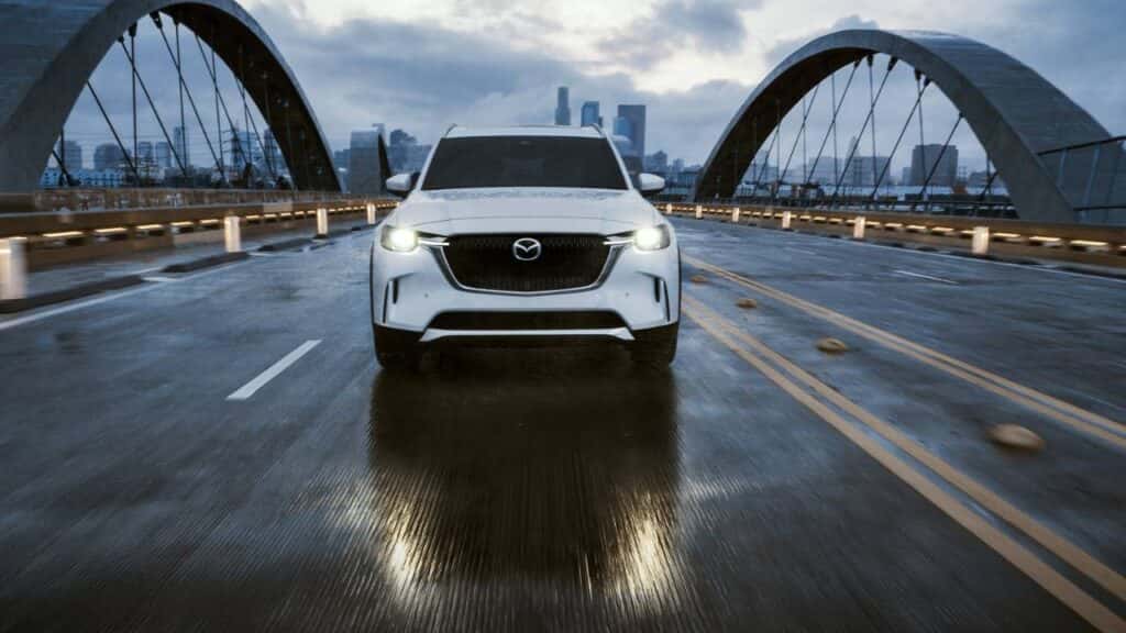 The Mazda CX-90 PHEV, one model available with Mazda lease deals