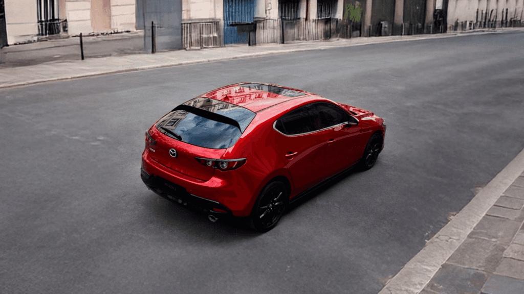 2026 Red Mazda3 Hachback