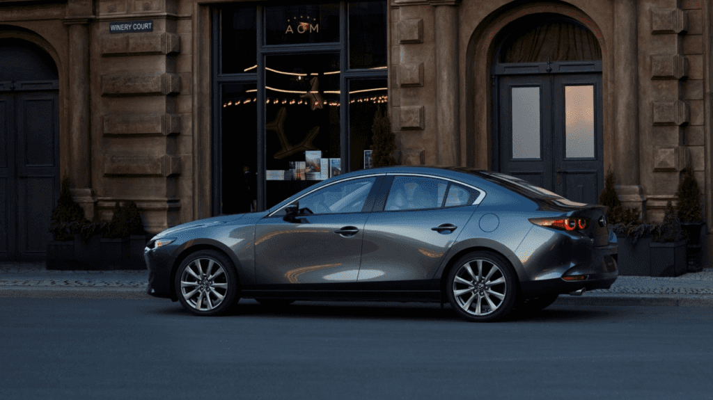 2026 Mazda3 Sedan Gray Parked