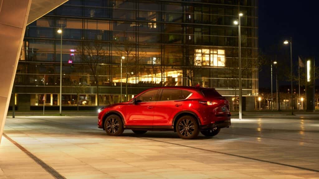 Profile of a parked 2026 Mazda CX-5