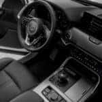 Interior of a new Mazda model