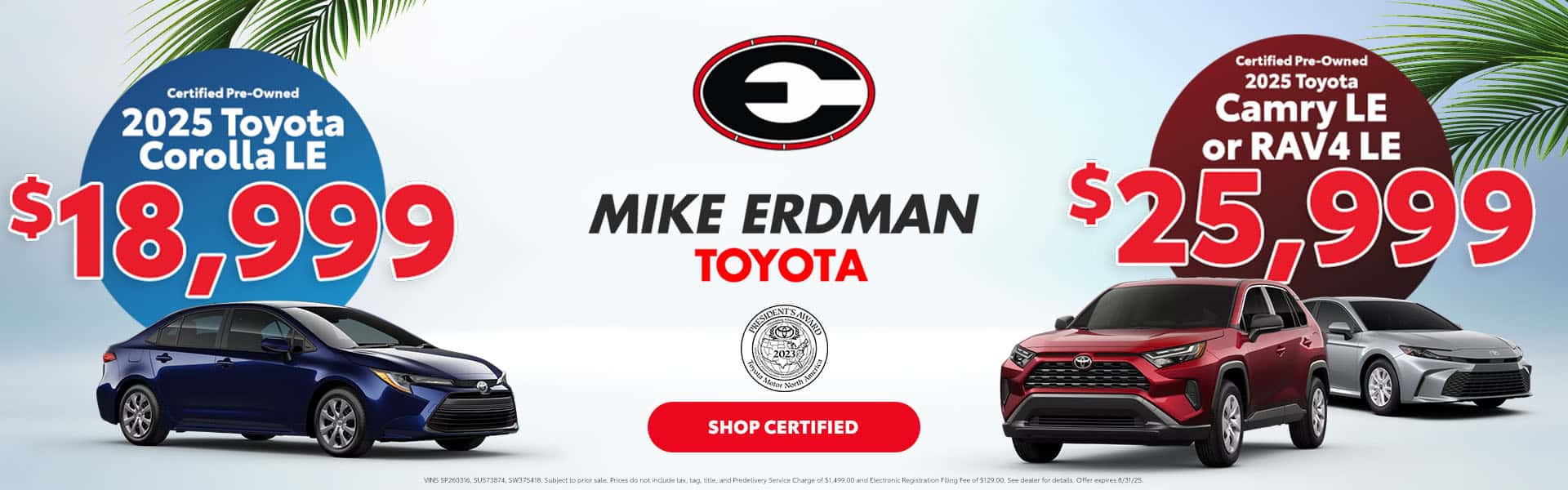Certified Pre-Owned Toyota