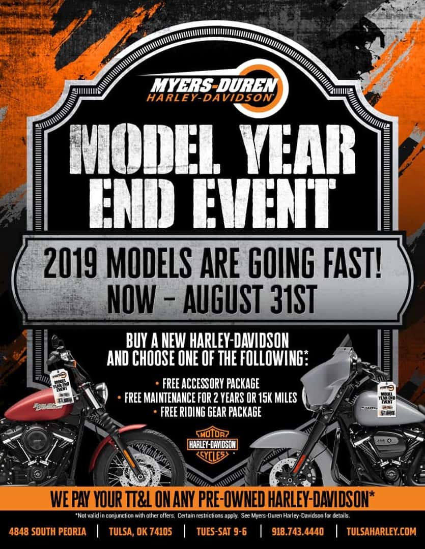Model Year End Event at Myers-Duren Harley-Davidson
