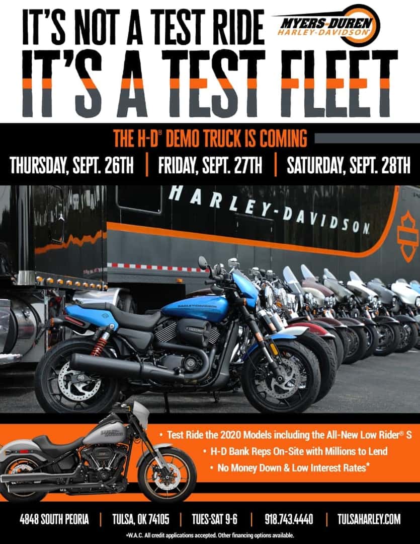 H-D Demo Truck at Myers-Duren Harley-Davidson