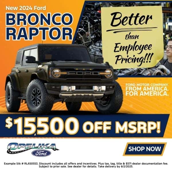 New 2024 Ford Bronco Raptor