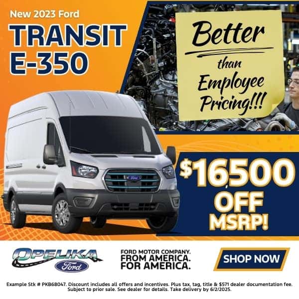 New 2023 Ford Transit E-350