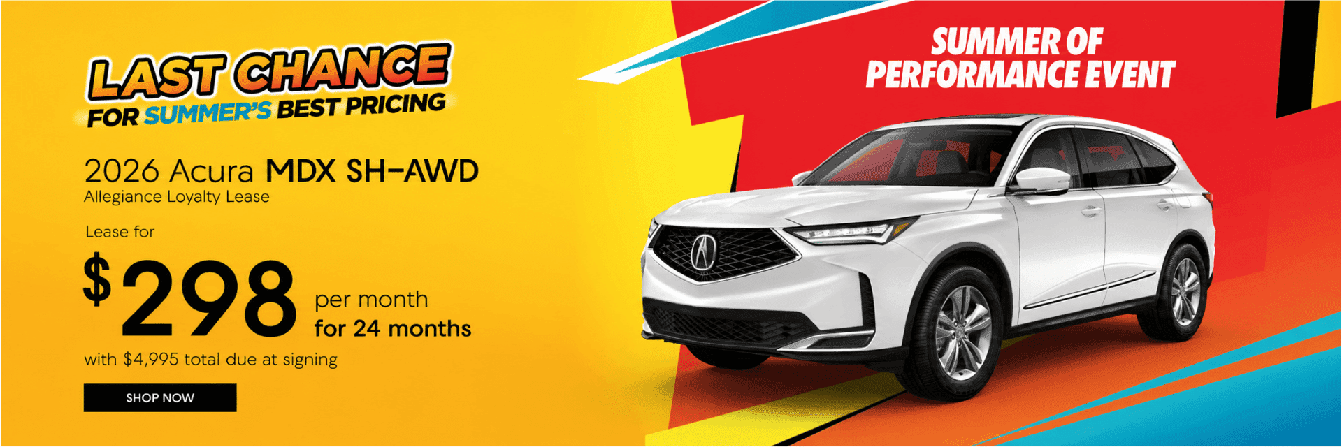 MDX Lease offer NJ