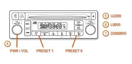 acura radio code gratis