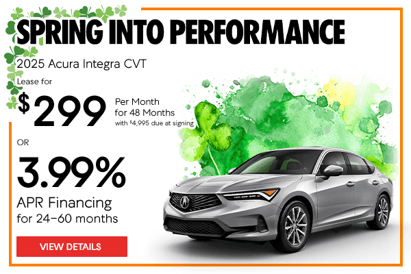 New 2025 Acura Integra CVT 