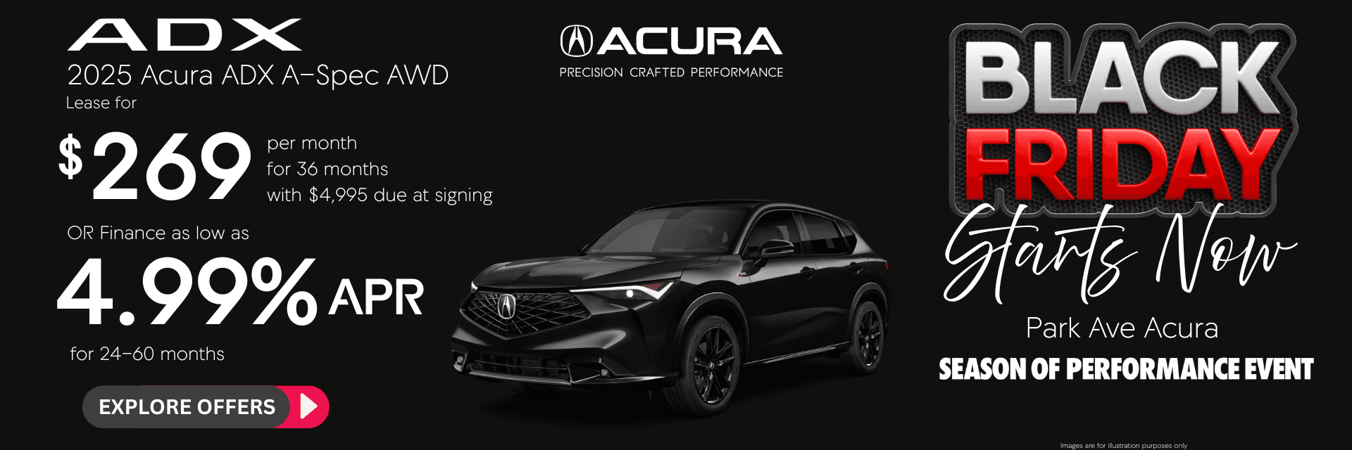Acura ADX Lease Offers