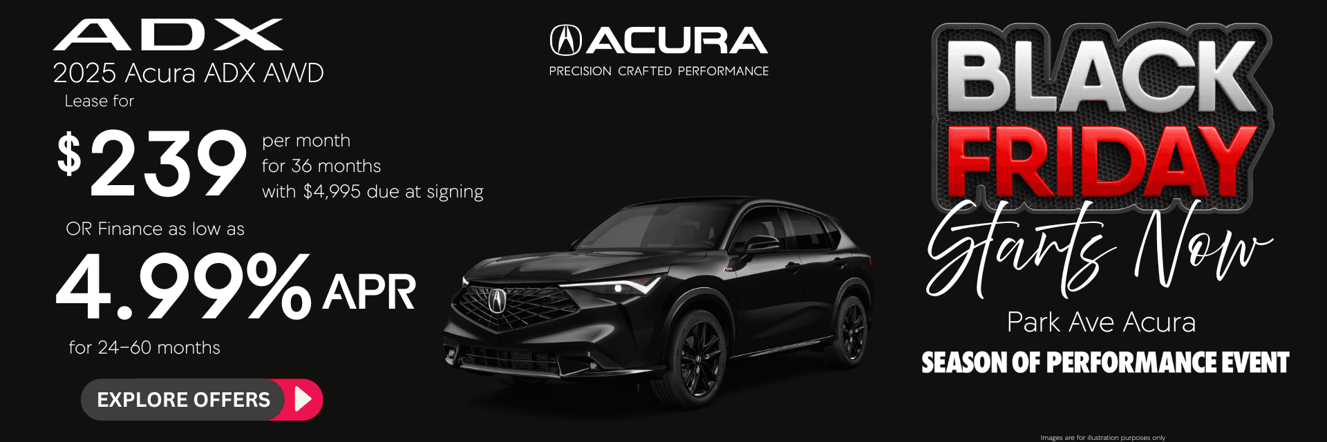 Acura ADX Lease Offers