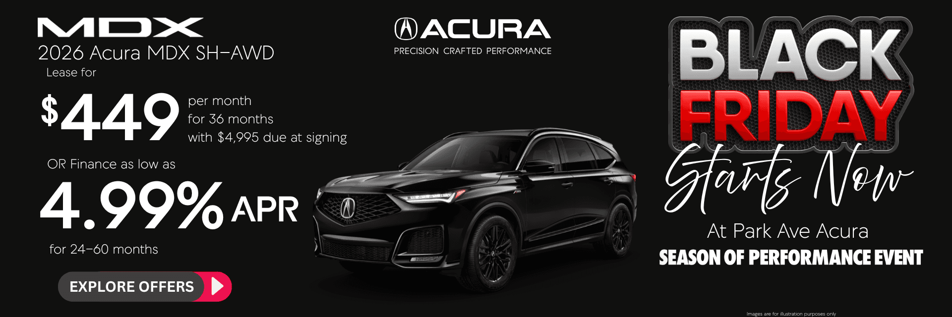 Acura MDX Lease Offers
