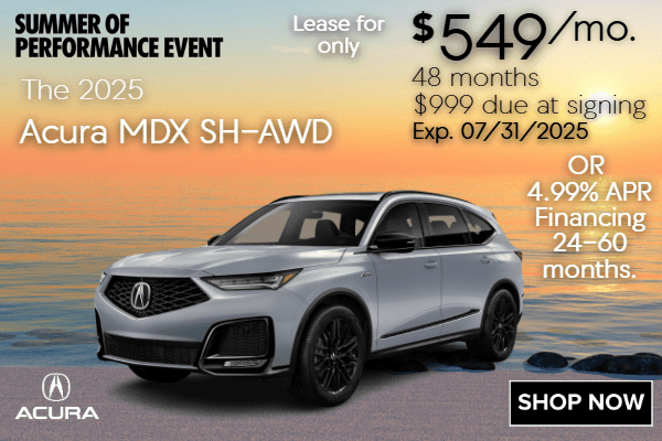 New 2025 Acura MDX SH-AWD