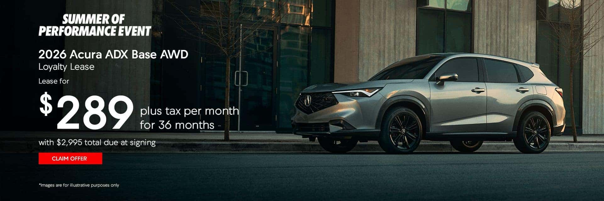 Acura ADX Lease Offer NJ