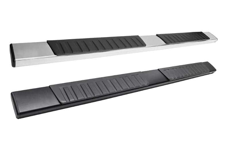 Westin R7 Running Board Black and Stainless Steel