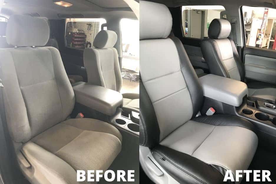 Leather Seats Before & After