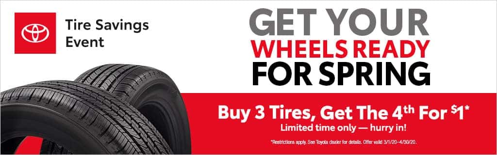 Toyota tire store sale