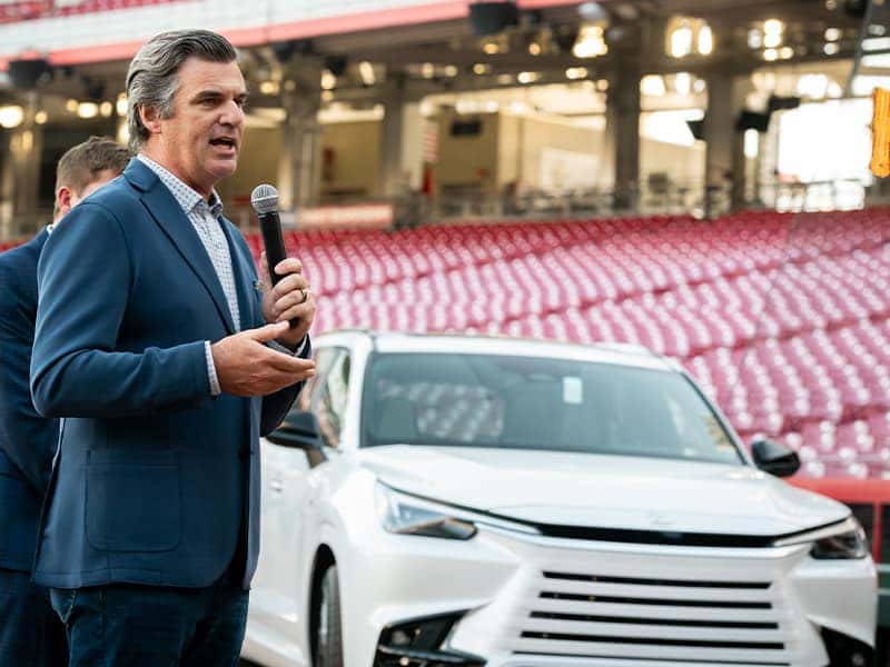 Phil Castellini at Lexus GX Launch Event at GABP