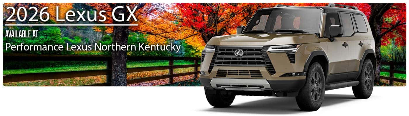 2026 Lexus GX 550 luxury SUV at Performance Lexus Northern Kentucky