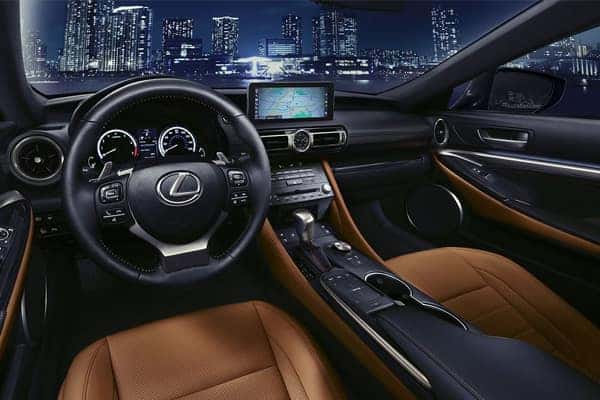 2026 Lexus RC dash