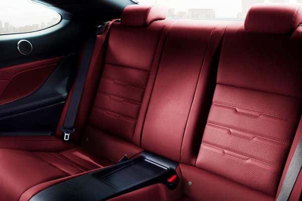 2026 Lexus RC luxury seats