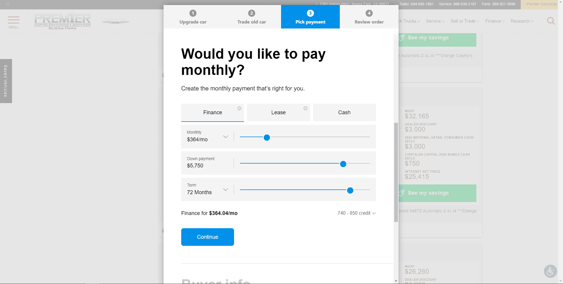 5. Choose Payments 5. Choose Payments