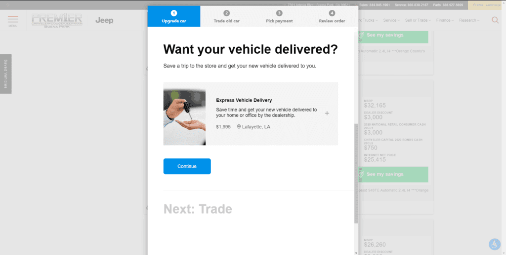 Buy Online Premier Chrysler Dodge Jeep RAM of Buena Park