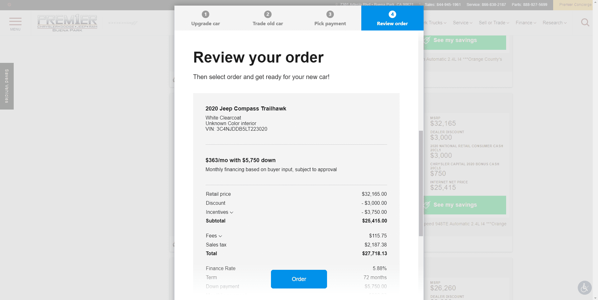 Review Order Review Order