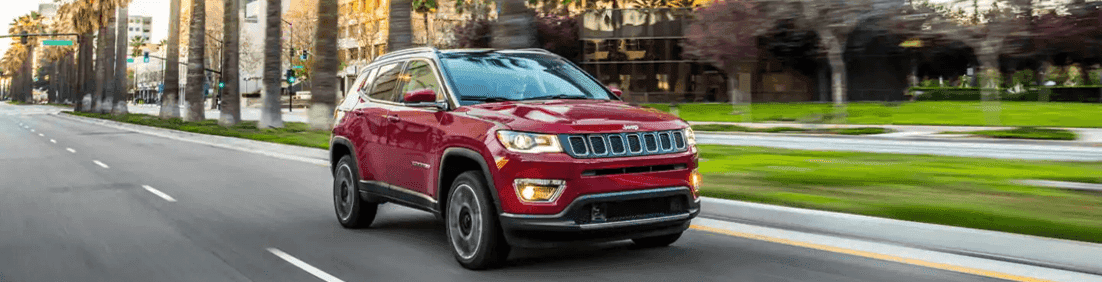 Red Jeep Compass