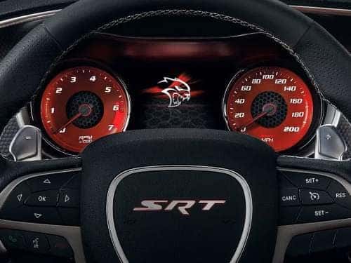 2023 Dodge Charger close up view of dash