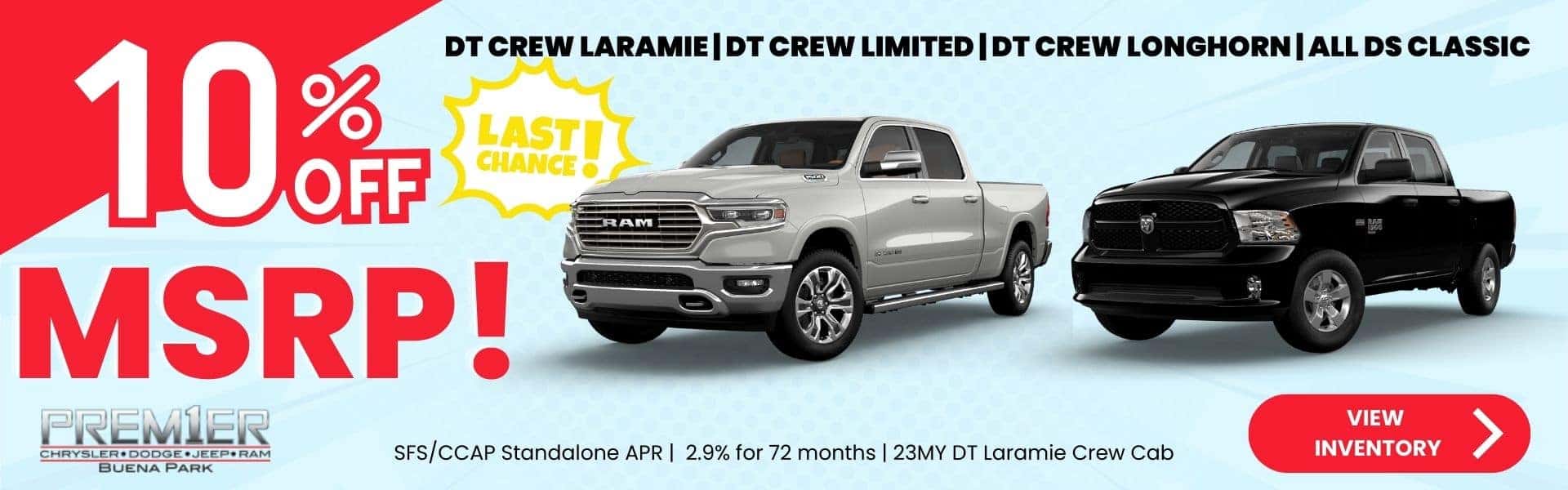 Premier Chrysler Dodge Jeep RAM of Buena Park, CA