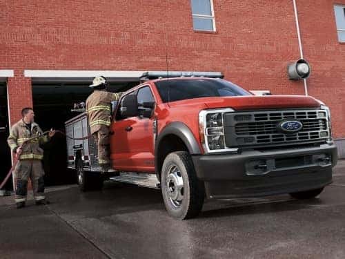 2024 RAM Chassis Cab designed to look like a firetruck