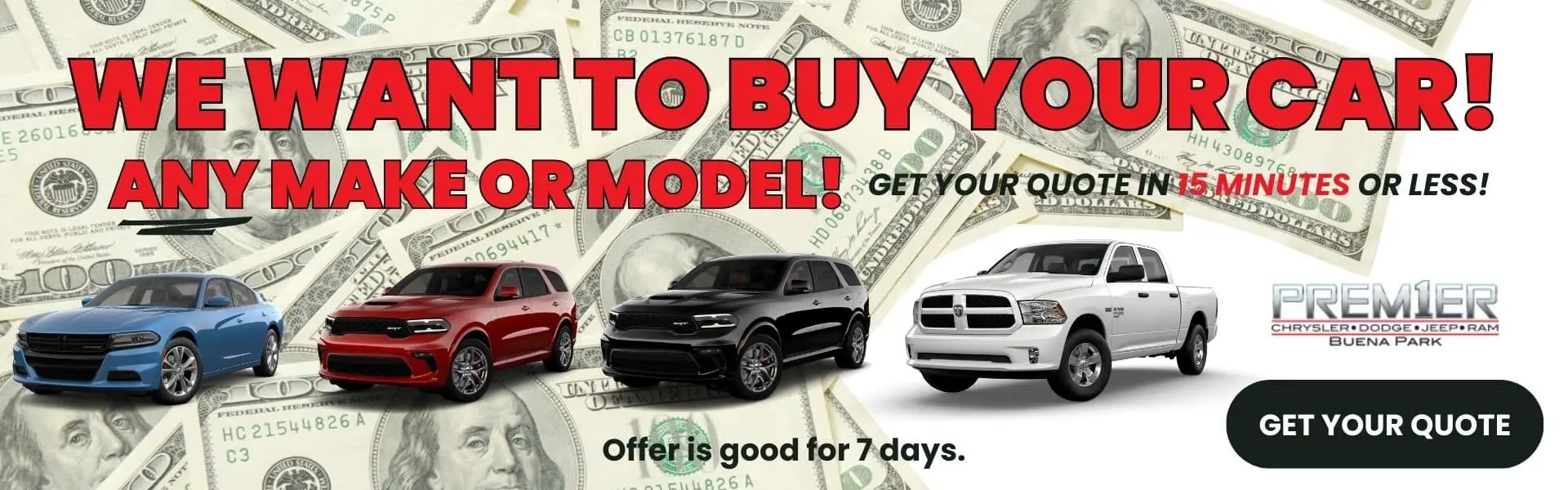 We Want to Buy Your Car