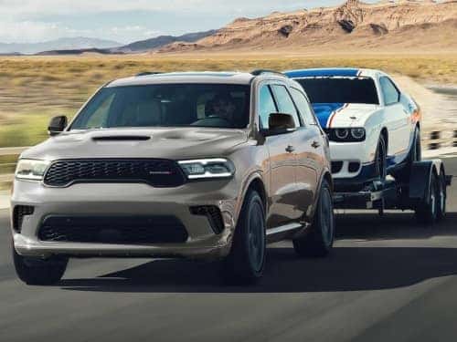 2024 Dodge Durango towing another car