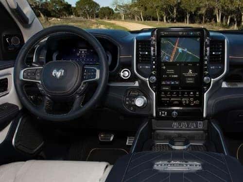 2025 RAM 1500 Tungsten interior view of dash area
