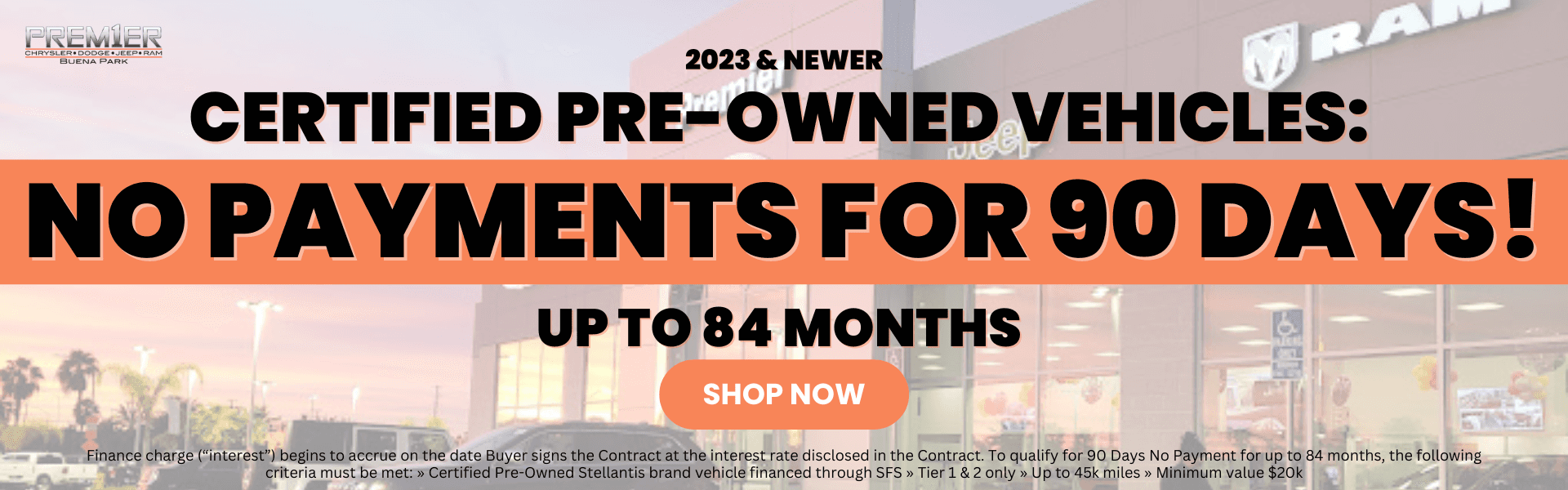 No payments for 90 Days