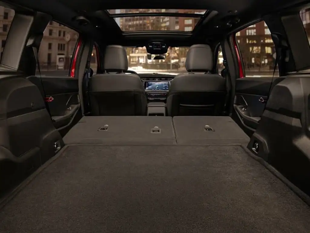 68.3 cubic feet of cargo space with the rear seats folded
