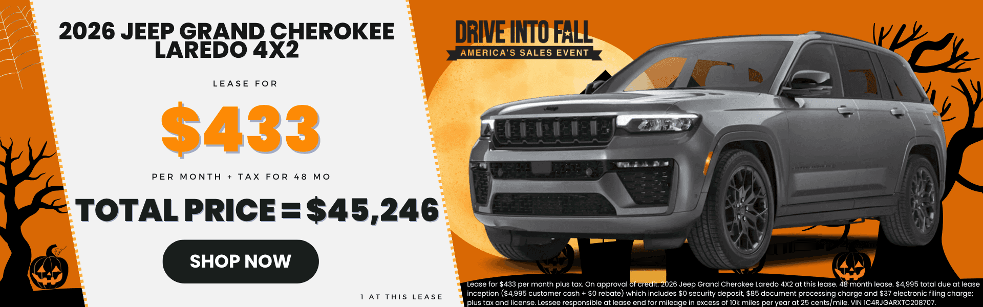 2026 Grand Cherokee Promotion
