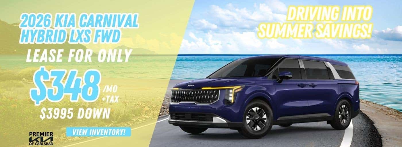 2026 KIA CARNIVAL HYBRID LXS FWD MSRP $43880 Disc $2,000 Sale $41880 Rebate $2,940 Net after all discounts $38940 348\MO +TAX FOR 24 MOS with $3,995 down 5 @ THIS PRICE