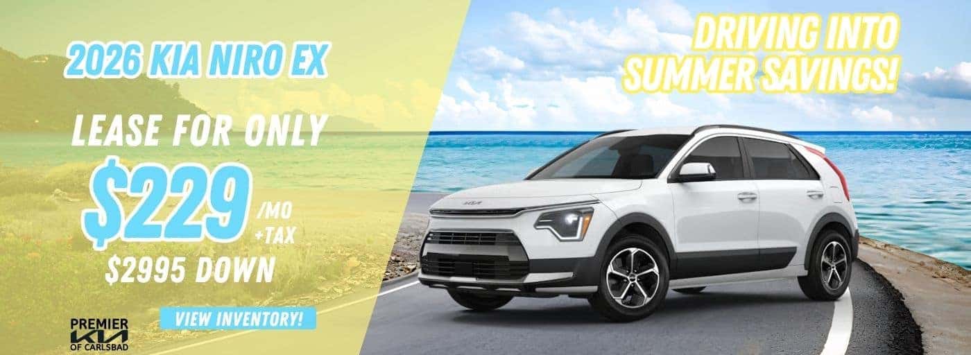 2026 KIA NIRO EX MSRP $31,990 Disc $1,500 Sale $ 30,490 Rebate $2,760 Net after all discounts $27,700 229\MO +TAX FOR 24 MOS with $2,995 down 5 @ THIS PRICE