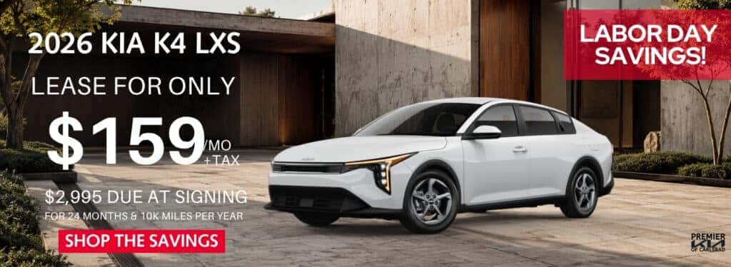 New 2026 Kia K4 LXS