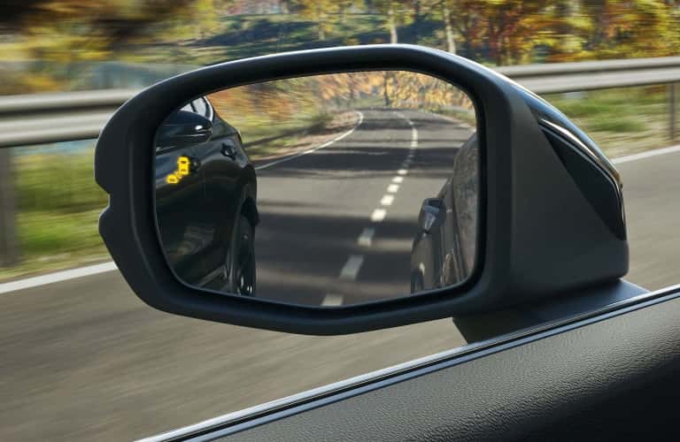 Honda side mirror with blind spot detection