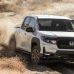 2022 Honda Ridgeline driving on dirt road