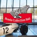 honda collection hall logo and cars