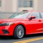 2023 Honda Civic Sedan Touring Exterior Driver Side Front Profile