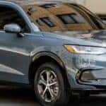 side and front of honda hr-v on street