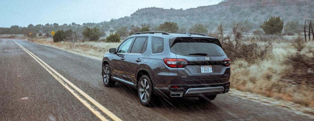 2023 Honda Pilot TrailSport Exterior Driver Side Rear Profile